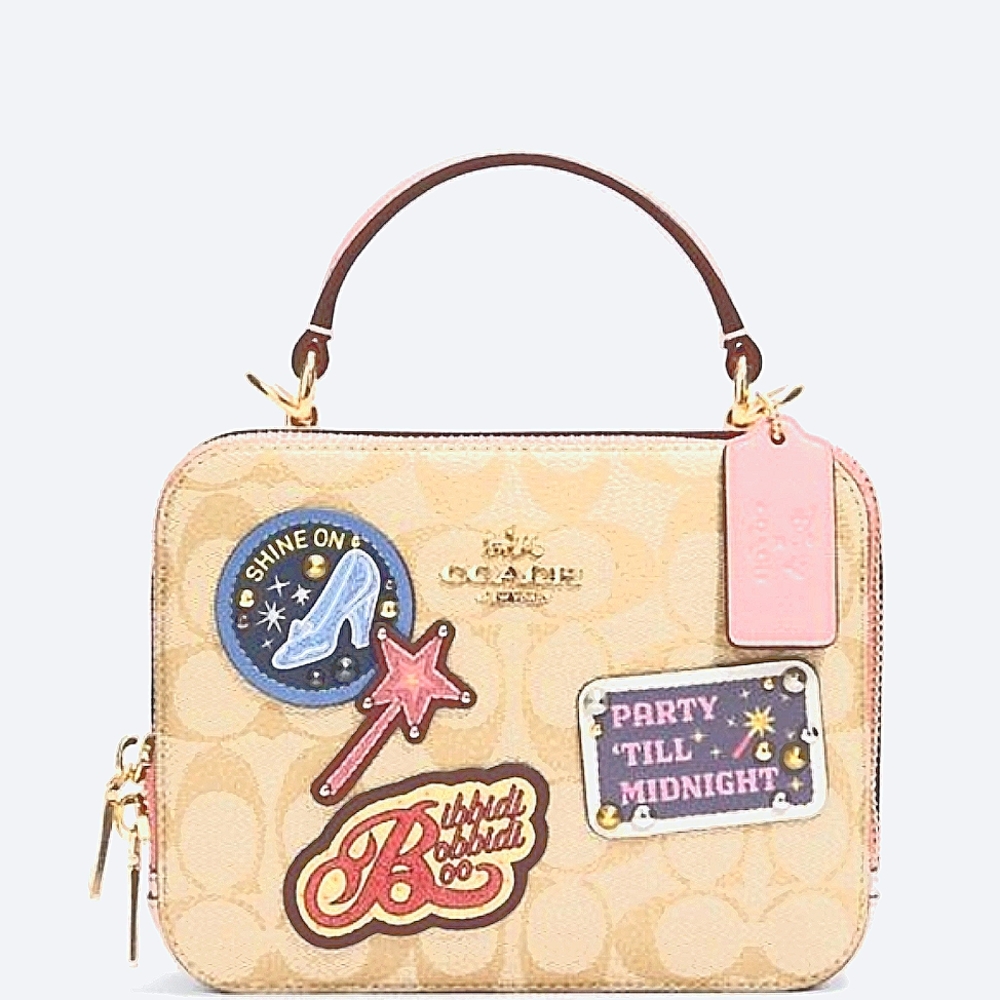 Coach X Disney Princess Souvenir Patches Box Bag